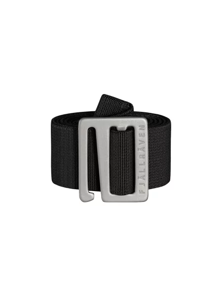 Fjällräven Abisko Midsummer Belt Black Unisex Pasek Fjällräven Size: One size czarny