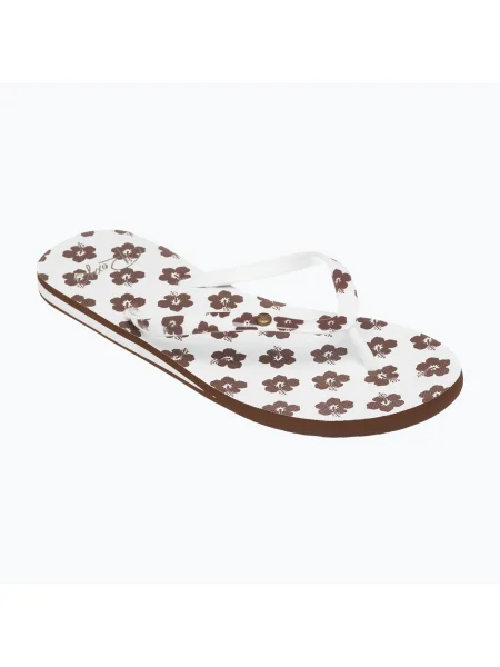 ROXY Portofino III flip-flops pentru femei dc maro deschis/alb alb