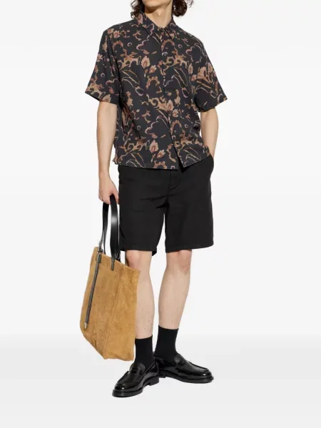 Košeľa Allsaints hnedá