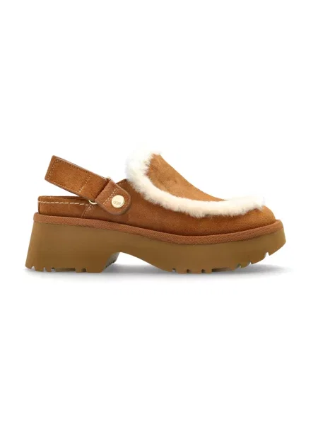 Klapki Ugg zamszowe brązowe
