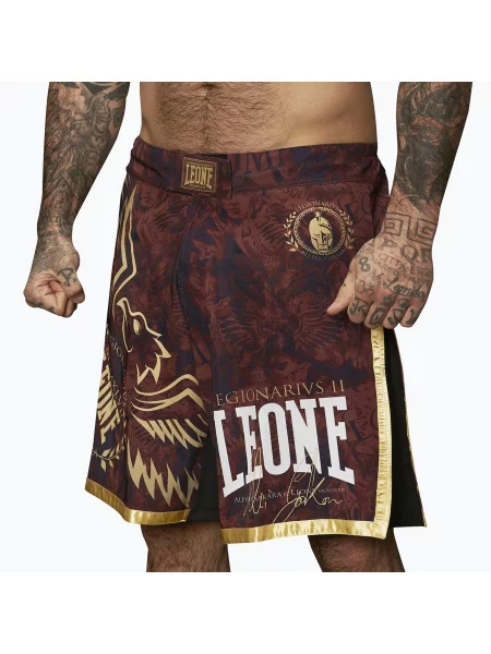 MMA šortky LEONE Legionarivs II bordeaux