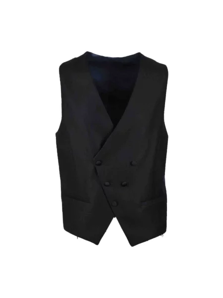 Kamizelka Alessandro Dell'acqua elegancka niebieska