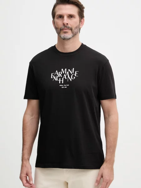 Armani Exchange tričko černé