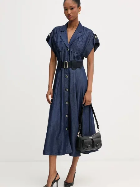 Liu Jo сукня-сорочка з ліоцелю