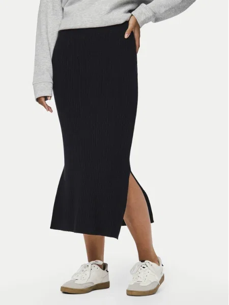 Pieces Fustă tip creion Crista negru