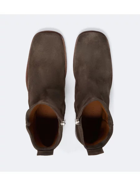 Členkové čižmy Acne Studios sivá