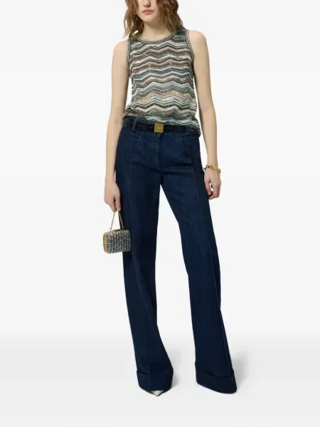 Top Missoni tricotate gri