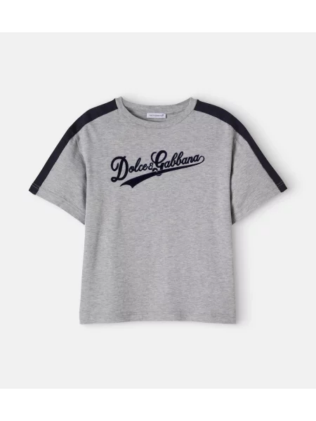 Gyerek póló Dolce&gabbana szürke