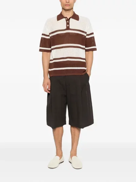 Tricou polo Commas maro