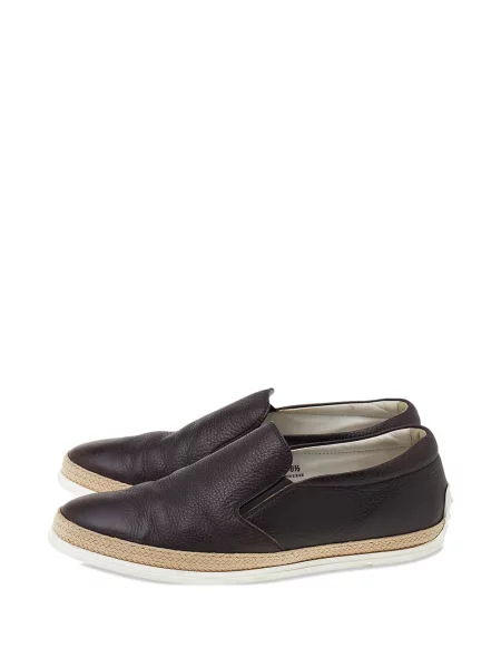 Chiloți Tod's din piele slip-on maro