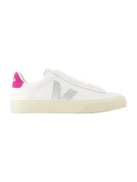 Veja Obuwie Kobieta 36 EU Skórzane Sneakersy Styl Campo biały