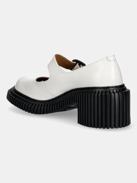 Camper pantofi de piele Pix London alb