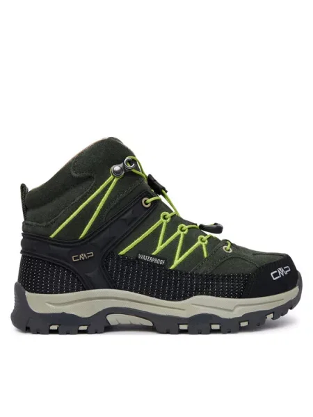 CMP Trekking čevlji Rigel Mid Wp Zelena črna