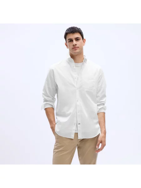 Koszula GAP Standard Stretch Poplin Shirt Optic White M biała