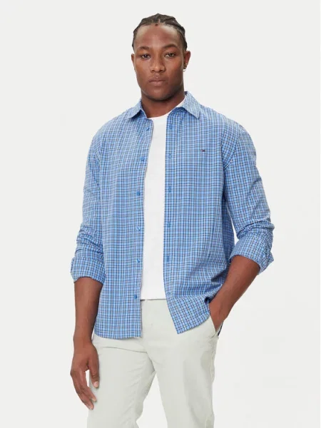 Tommy Jeans Srajca Essential modra