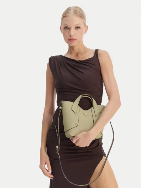 Rankinė Guess Darcy Mini žalia
