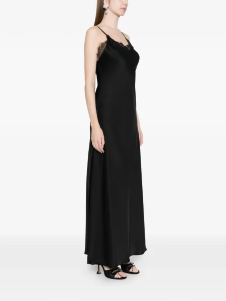 Maxi rochie maxi Silkylicious din dantelă de costum negru