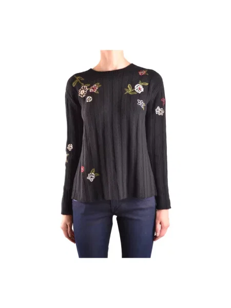 Sweter Red Valentino boho czarny