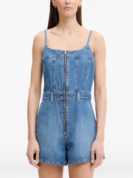Top Levi's® fără mâneci zdrențuiți skinny fit albastru