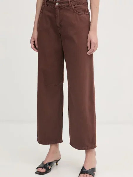 Haveone jeansy brązowe
