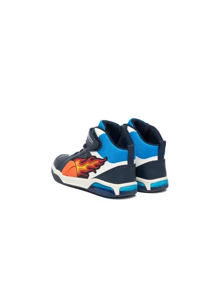 Sneakersy Geox J Inek D Tmavomodrá