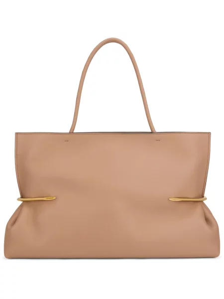 Shopperka Givenchy skórzana beżowa