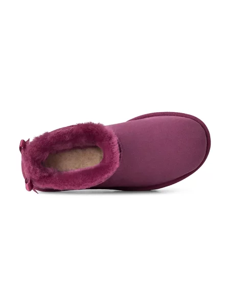 Замшевые сапоги Ugg с бантом
