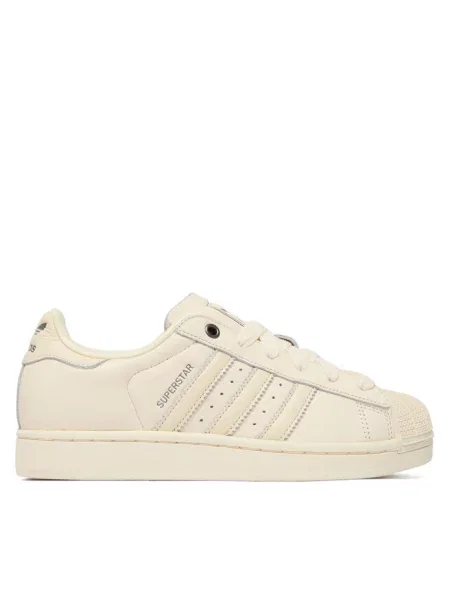Adidas Sneakersy Superstar II W Kremowy białe