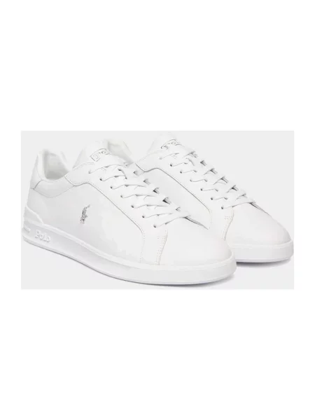 Sneakersy Ralph Lauren skórzane białe