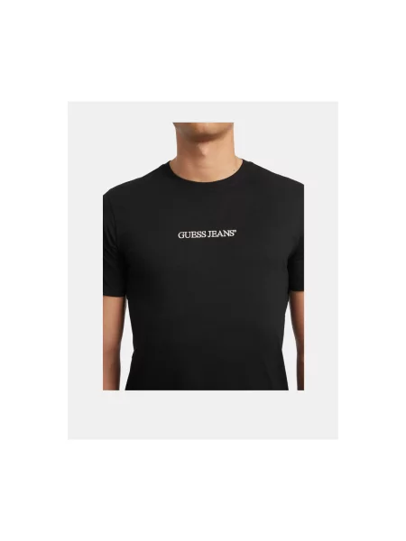 GUESS Tricou / alb negru