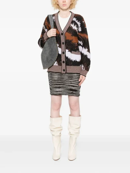 Cardigan Missoni cu imagine cu imprimeu abstract negru