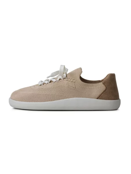 Ahinsa shoes Rövid szárú sportcipők Gestrickte Barfuß-Sneaker Softy Beige für Damen' bézs