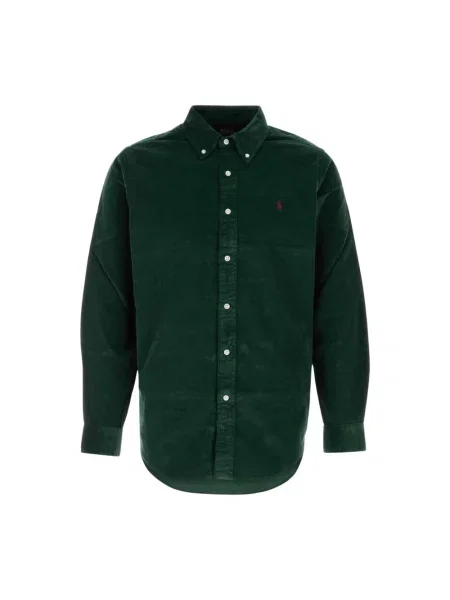 Koszula Polo Ralph Lauren sztruksowa zielona