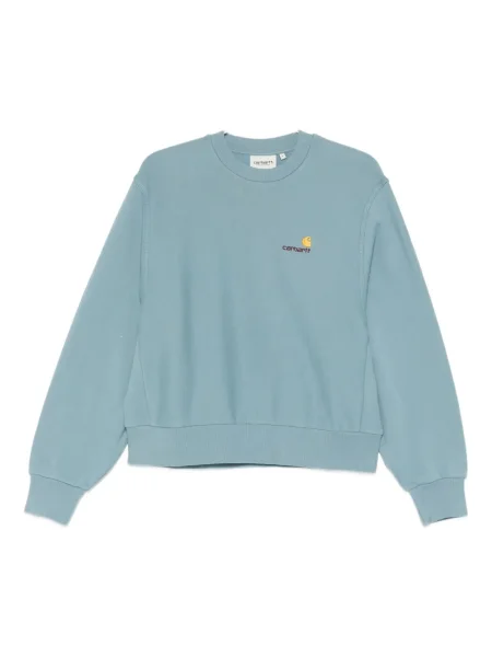 Hanorac Carhartt Wip cu broderie albastru