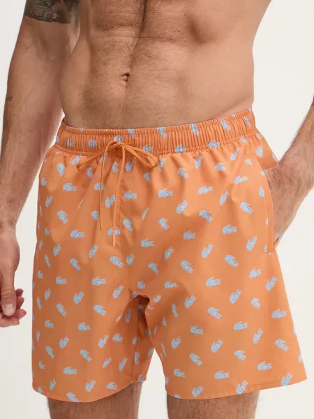 Lacoste kopalne kratke hlače oranžna