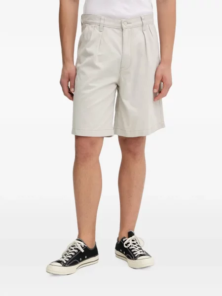 Scurt pantaloni scurți Levi's® cu broderie cu dungi alb