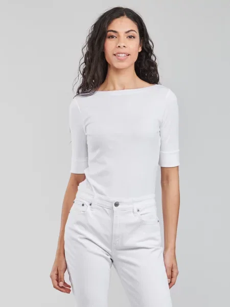 Tričko Lauren Ralph Lauren bílé