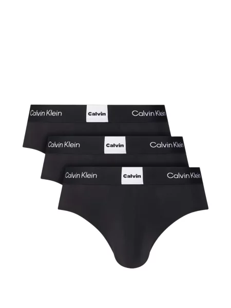 Chiloți Calvin Klein Underwear cu autograf negru