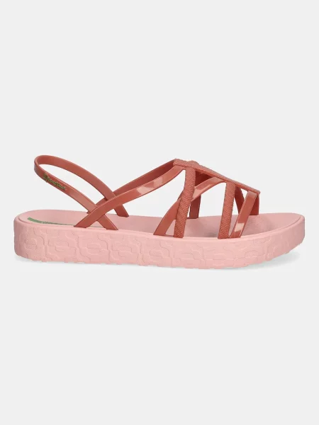 Босоножки Ipanema без каблука розовые