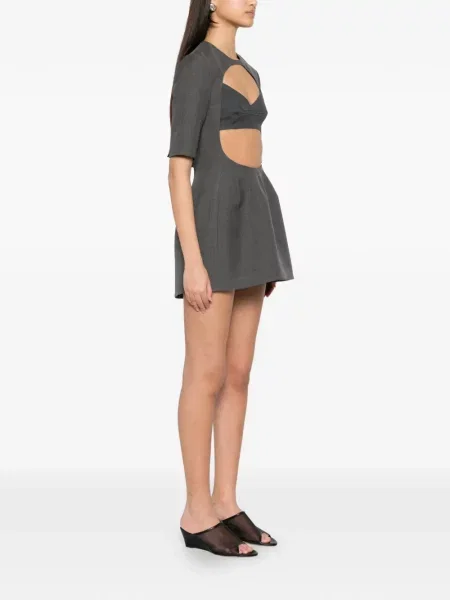 Rochie mini Jil Sander gri