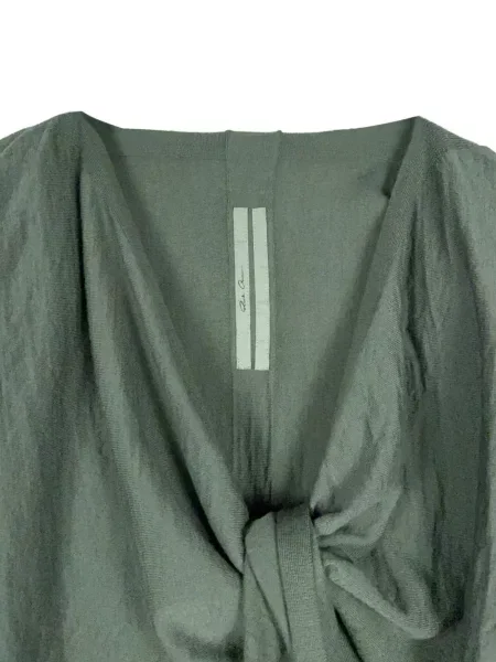 Kardigán Rick Owens zelená