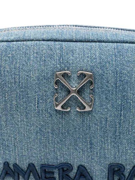 Боди Off-white с автограф бяло