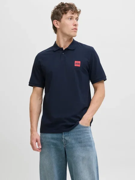 JACK & JONES Tricou JJBRANDY noapte albastru