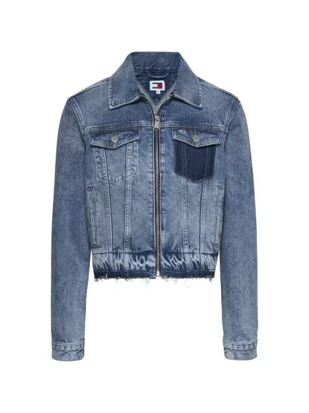 Tommy Jeans Kurtka jeansowa Izzie niebieski
