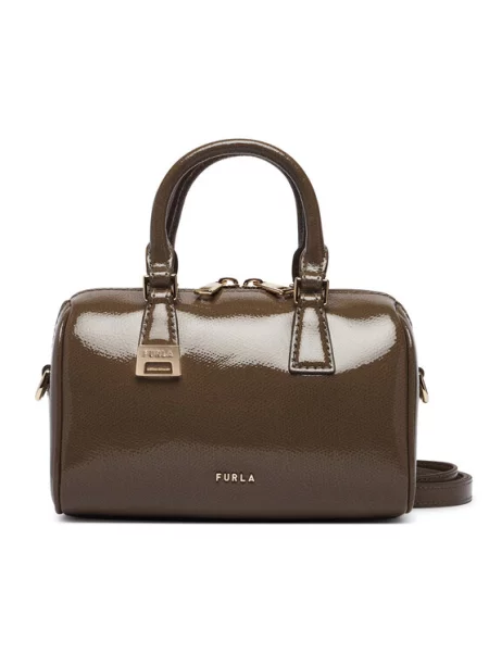 Furla Torebka Olivia Mini jasny brązowy