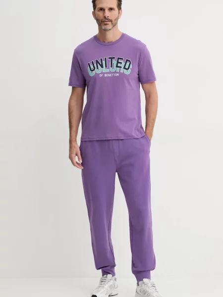 United Colors of Benetton tričko fialové