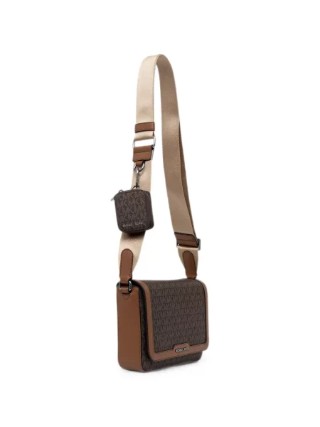 Geantă Michael Kors cu imagine maro