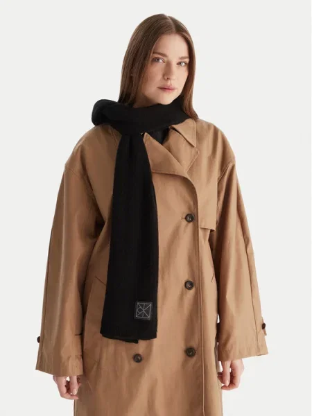 Calvin Klein kasmír sál sima fekete