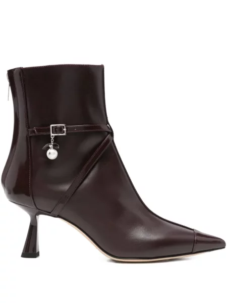 Cizme scurte Jimmy Choo maro