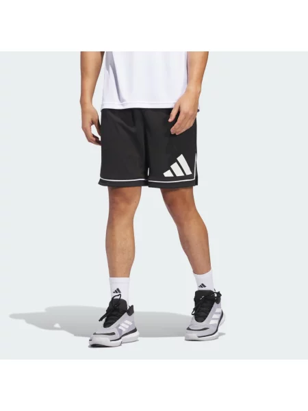 Šortky adidas Basketball Badge of Sport bílé